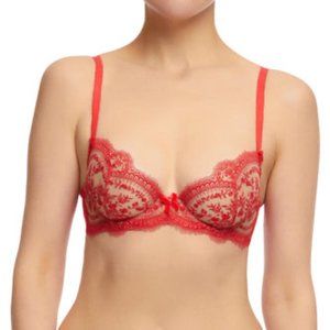 Red 32C Severine Underwire bra